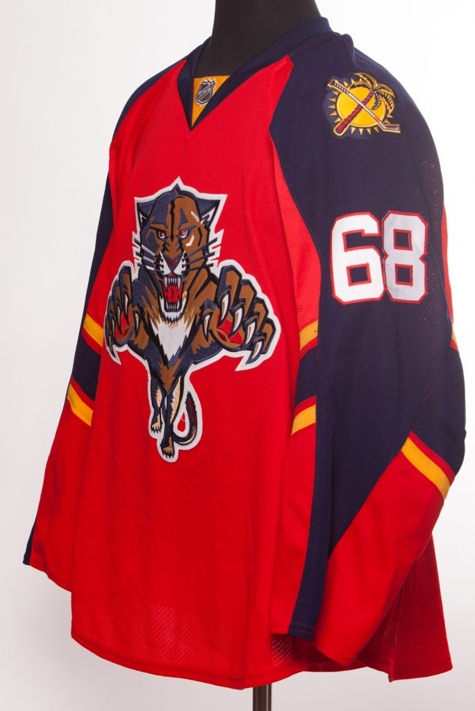 jaromir jagr game worn jersey