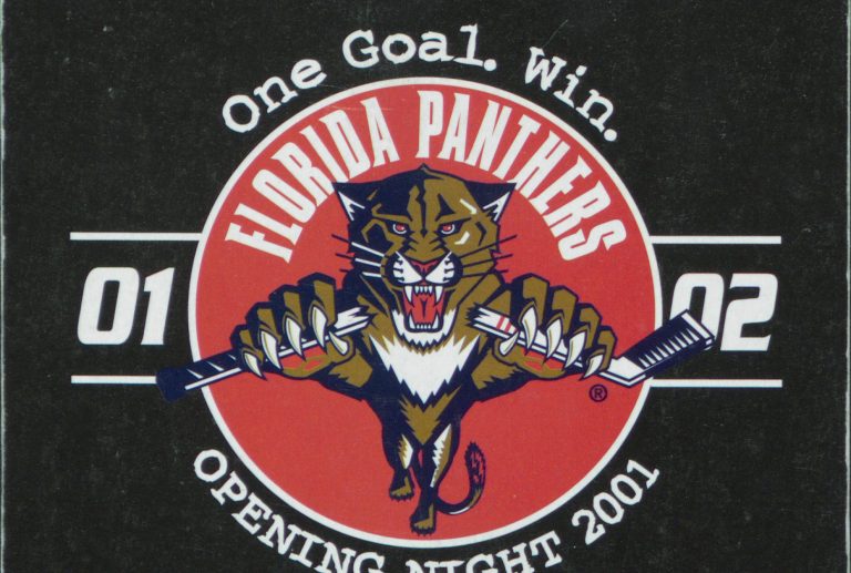 VINTAGE FLORIDA PANTHERS TICKETS - Florida Panthers Virtual Vault