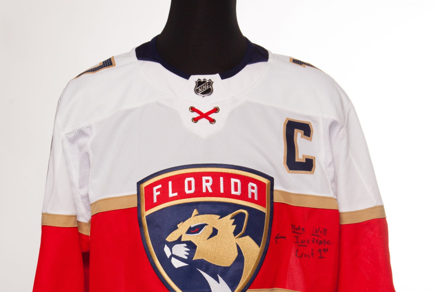 2017-18 Vincent Trocheck Florida Panthers Game Worn Jersey – “MSD