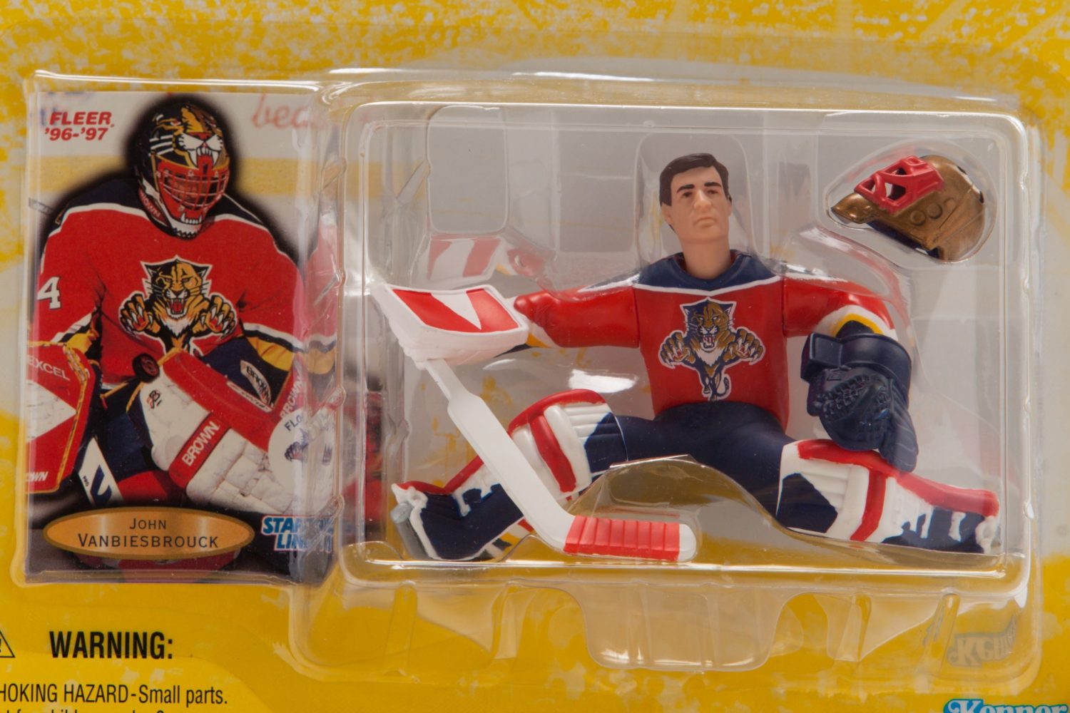 Vintage 90s Starter Florida Panthers John Vanbiesbrouck 34 